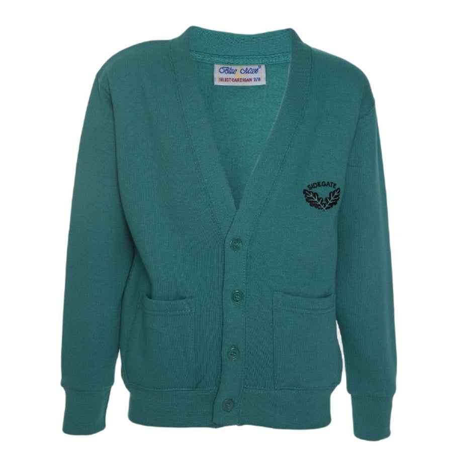 Sidegate Sweat Cardigan Jade